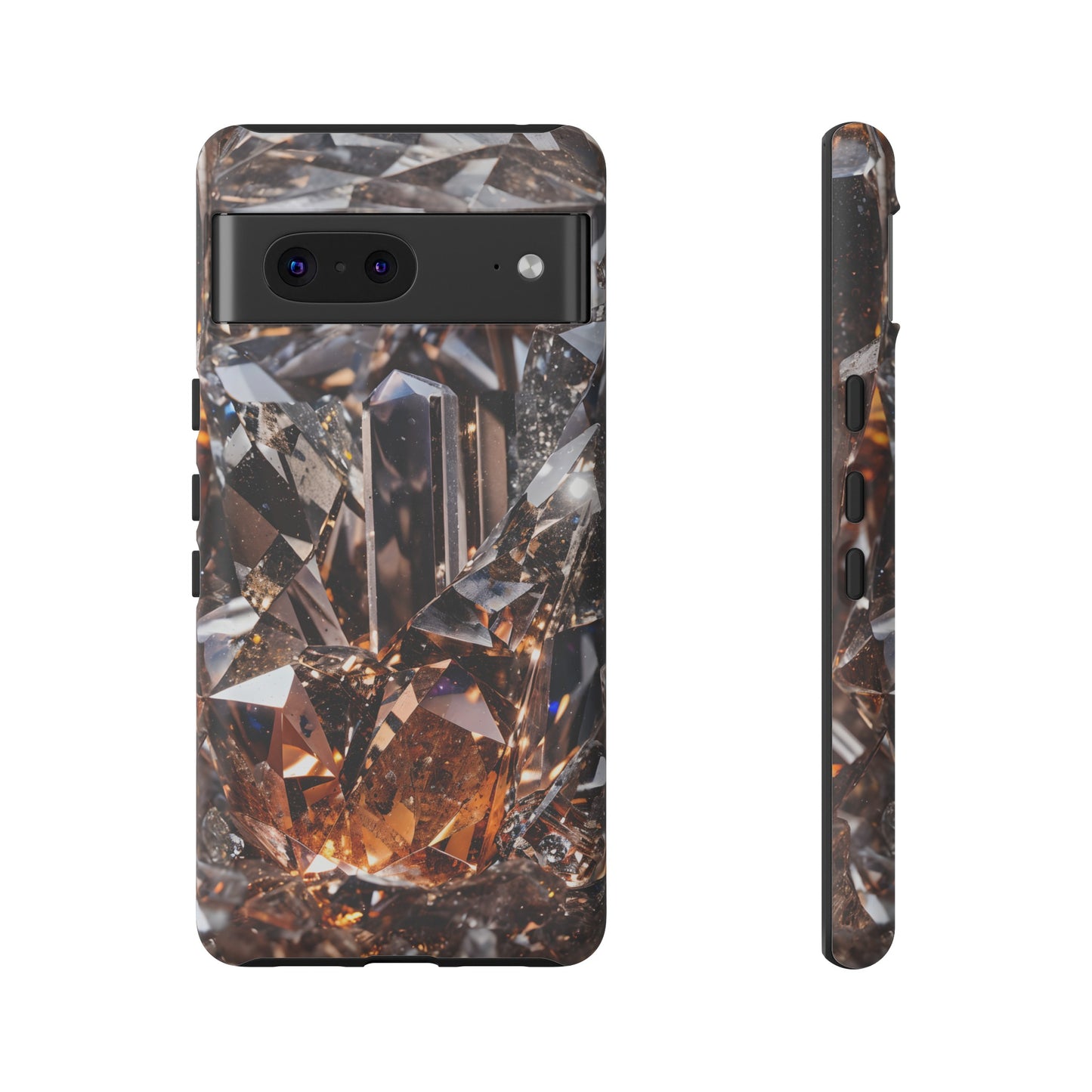 Crystalline Phone Case – Healing Crystal Quartz Design for iPhone, Samsung Galaxy, and Google Pixel Devices