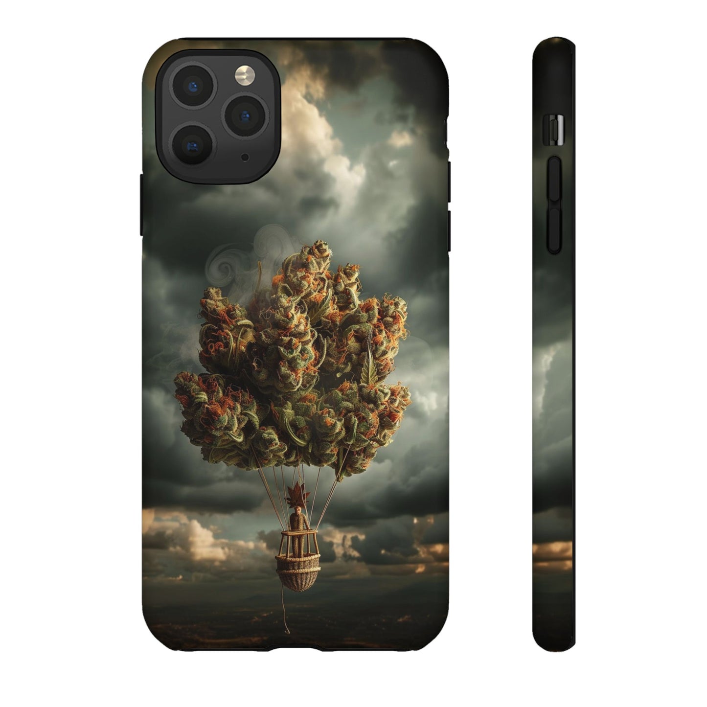 Cannabis Balloon Adventure Phone Case - For iPhone, Samsung Galaxy, and Google Pixel Devices