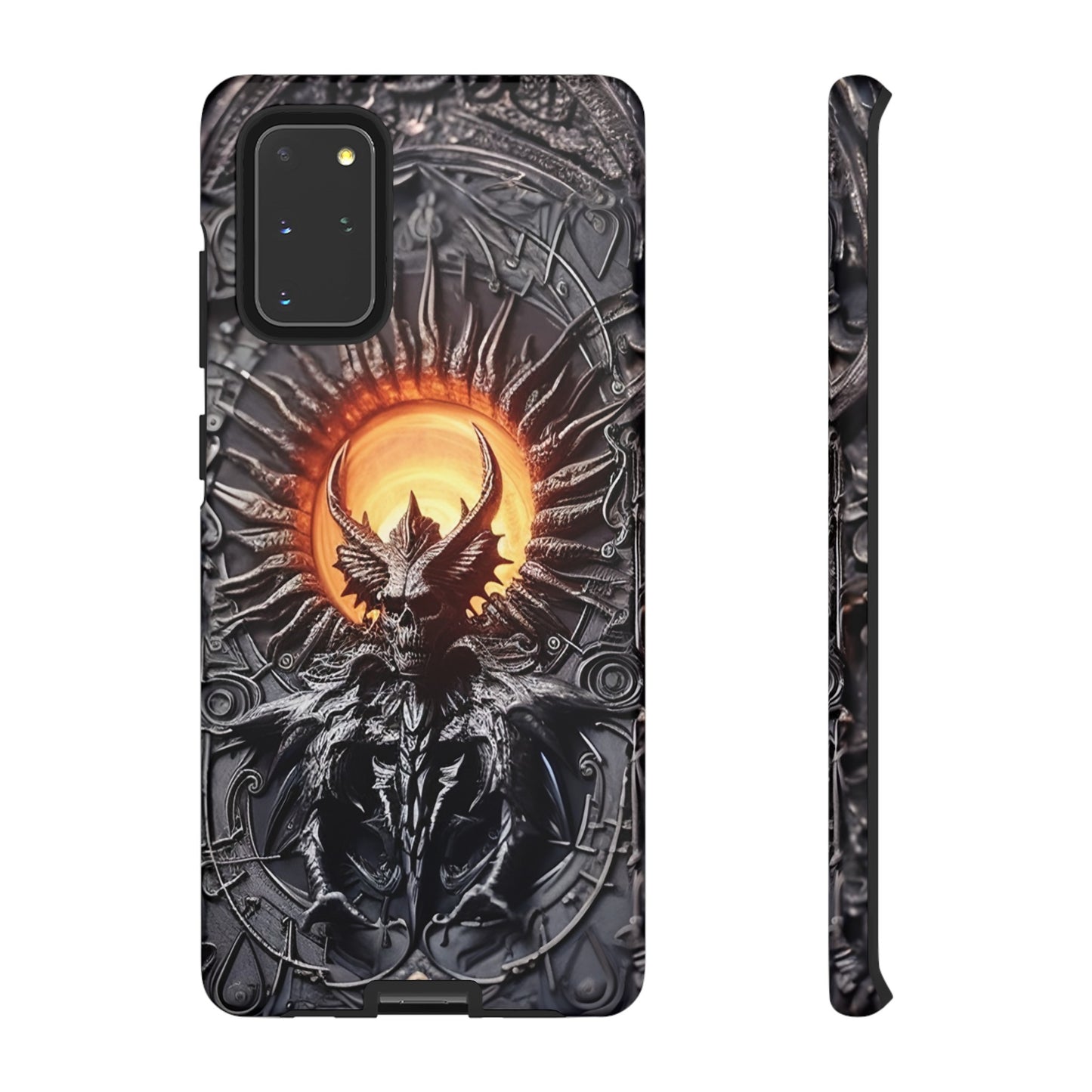 Skeletal Demonic King Phone Case – Ornate Gothic Design for iPhone, Samsung Galaxy, and Google Pixel Devices