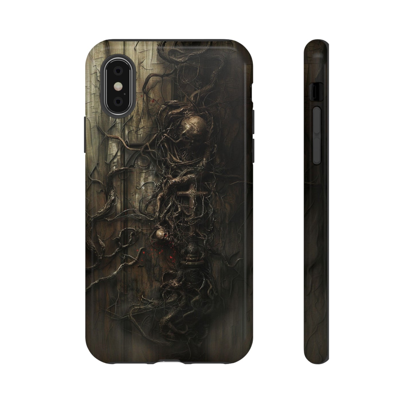 Creeping Dread Phone Case - Giger-Inspired Art for iPhone, Samsung Galaxy, and Google Pixel Devices