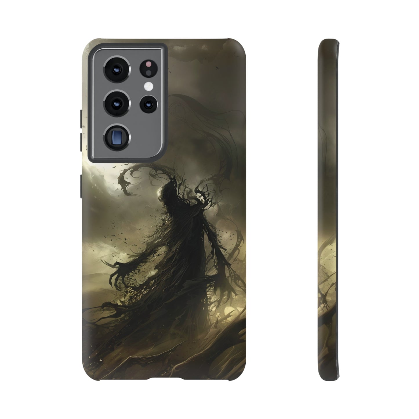 Dark Spirit Phone Case – Grim Reaper Haunting Design for iPhone, Samsung Galaxy, and Google Pixel Devices