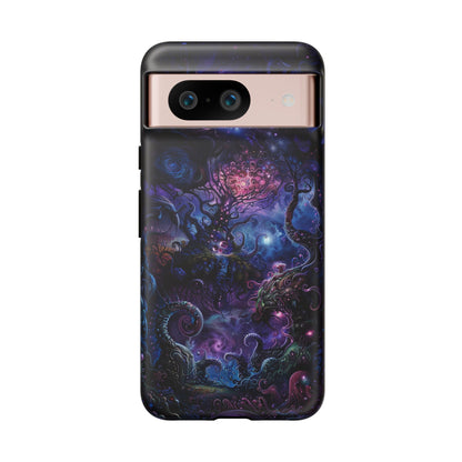 Trippy Psychedelic Alien Landscape Phone Case - Vibrant Abstract Design for iPhone, Samsung Galaxy and Google Pixel Devices