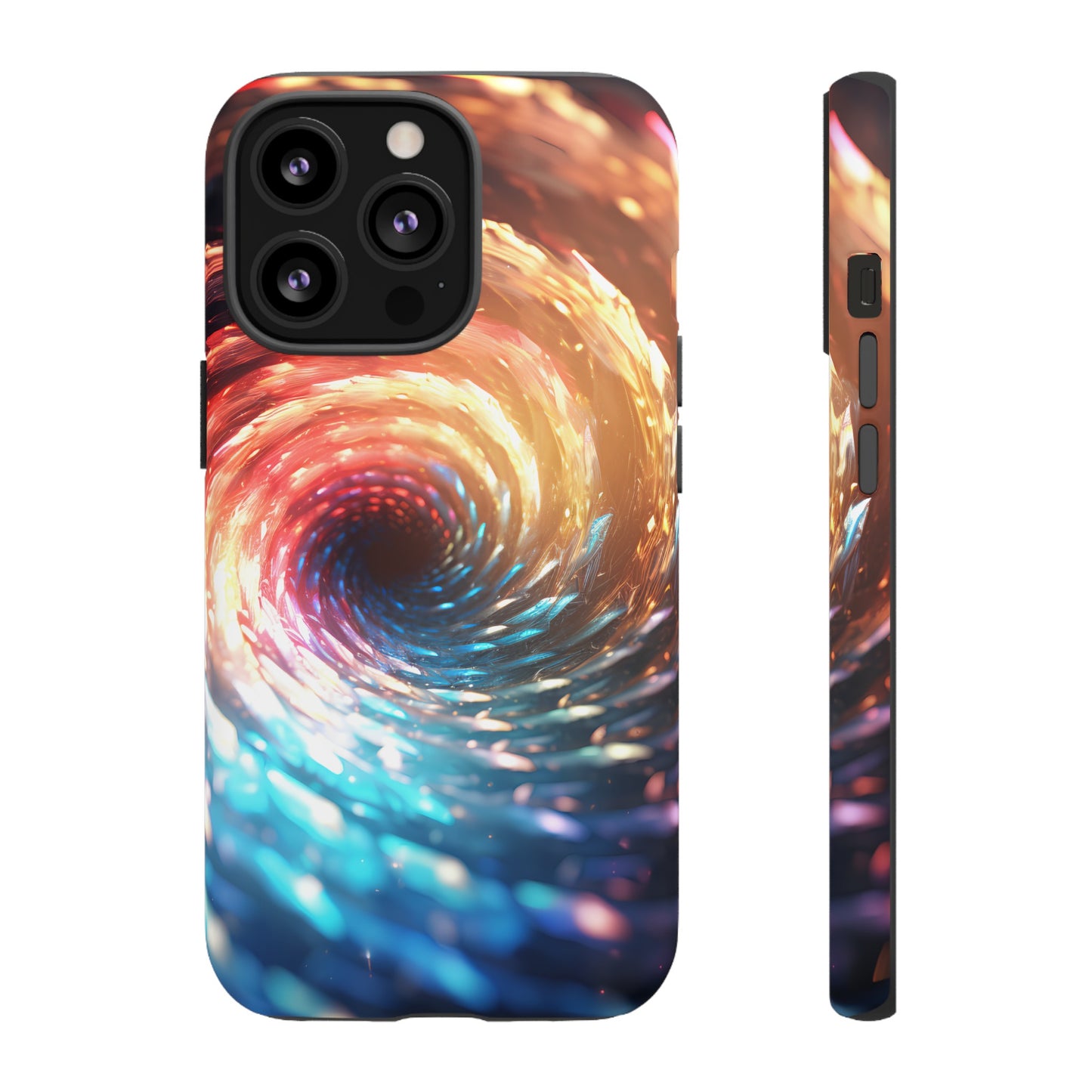 Crystal Portal of Light Phone Case – Vibrant Cosmic Design for iPhone, Samsung Galaxy, and Google Pixel Devices