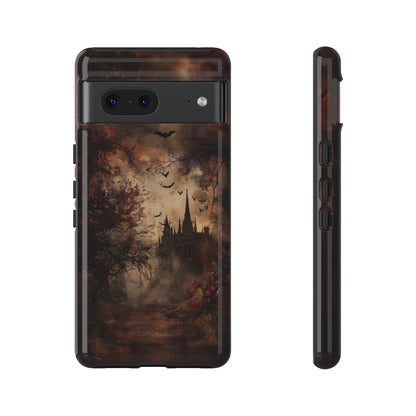 Gothic Castle Phone Case - Spooky Halloween Design for iPhone, Samsung Galaxy, Google Pixel Devices