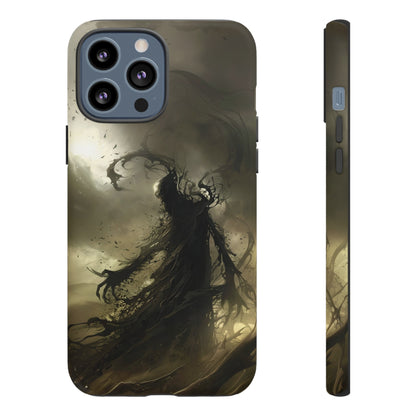 Dark Spirit Phone Case – Grim Reaper Haunting Design for iPhone, Samsung Galaxy, and Google Pixel Devices