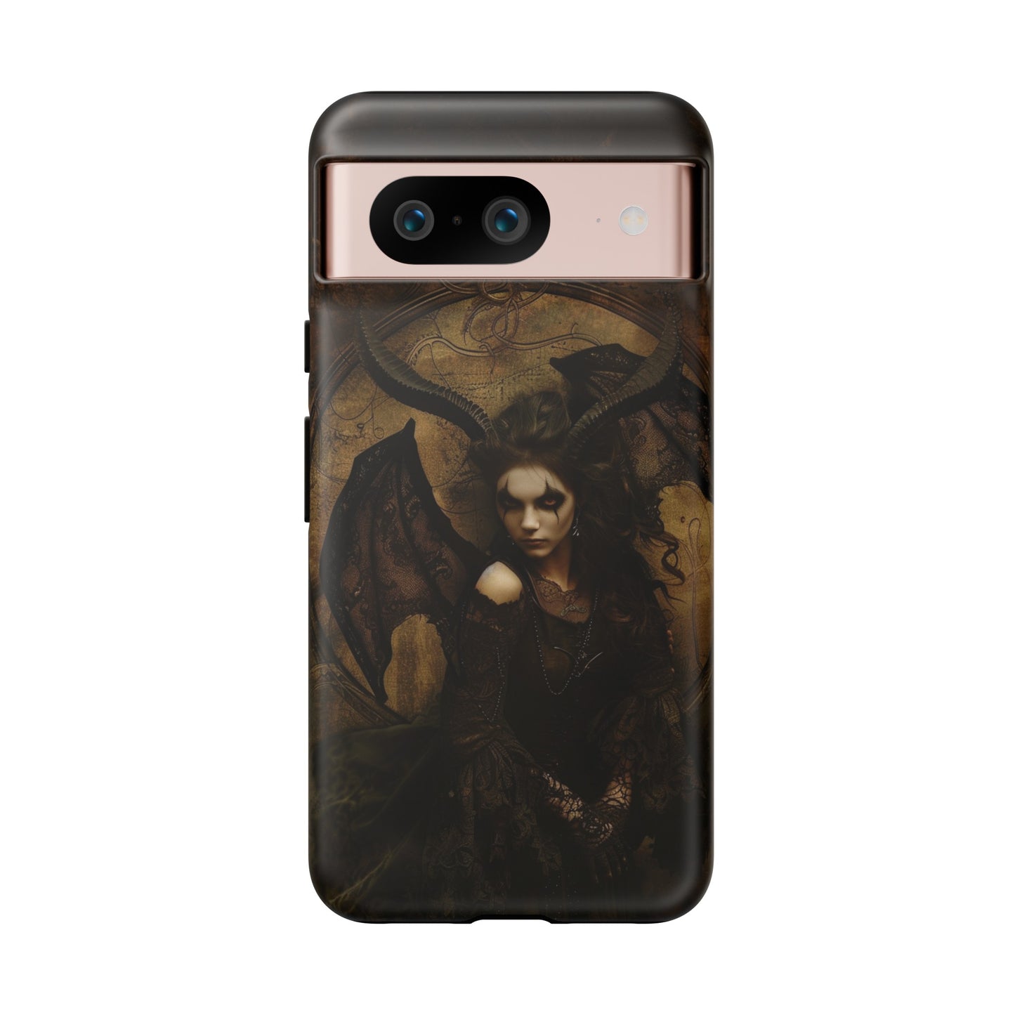 Demon Lilith Gothic Phone Case for iPhone, Samsung Galaxy, Google Pixel - Dark Fantasy Art