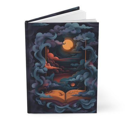 Moonlit Dreams Hardcover Journal - Celestial Night Sky Notebook for Writing & Journaling