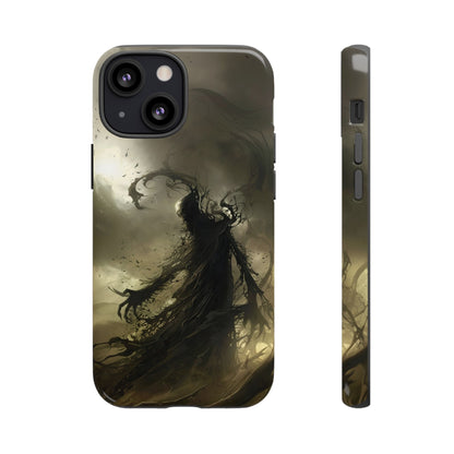 Dark Spirit Phone Case – Grim Reaper Haunting Design for iPhone, Samsung Galaxy, and Google Pixel Devices