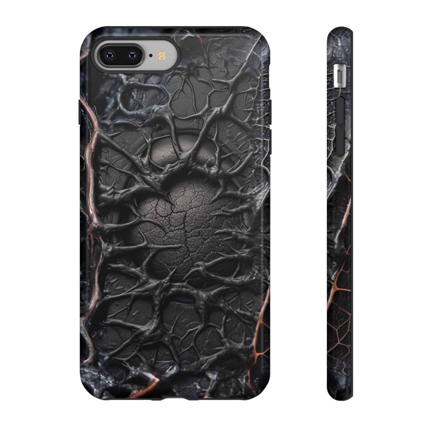 Black Veins Tough Phone Case – Lovecraftian Horror Design for iPhone, Samsung Galaxy, and Google Pixel Devices