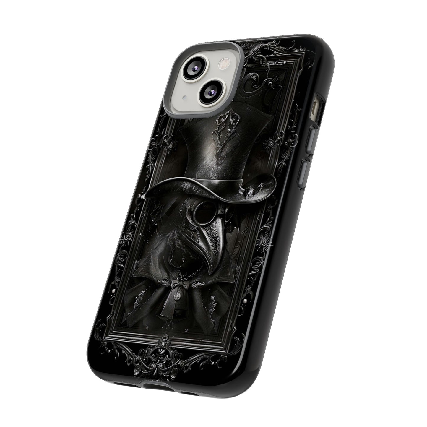 Gothic Plague Doctor Phone Case - Mysterious and Dark Design for iPhone, Samsung Galaxy, and Google Pixel Devices