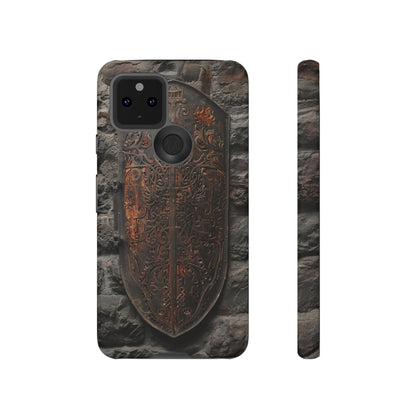 Medieval Shield Phone Case - Ornate Ancient Armor Design for iPhone and Samsung Galaxy Devices