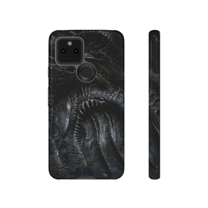 Surreal Biomechanical Phone Case - Gothic Sci-Fi Art for iPhone, Samsung Galaxy, and Google Pixel Devices