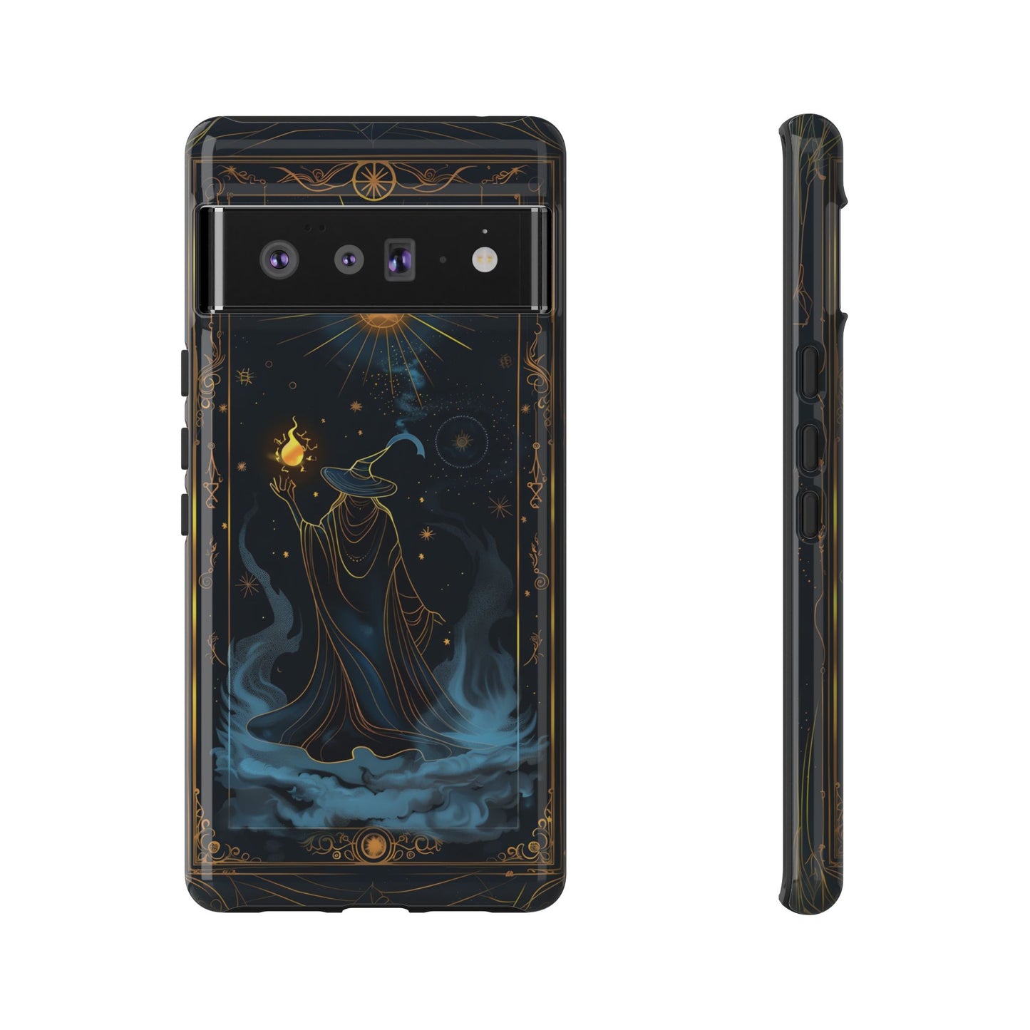 Enchanted Wizard Spellcaster Galaxy Phone Case - Mystical Wizardry Art For iPhone, Samsung Galaxy, and Google Pixel Devices