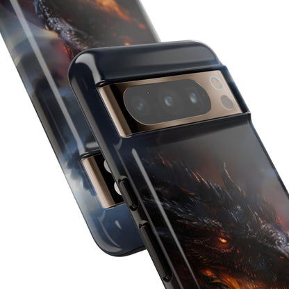 Fiery Dragon Phone Case - Epic Fantasy Art for iPhone, Samsung Galaxy, and Google Pixel Devices