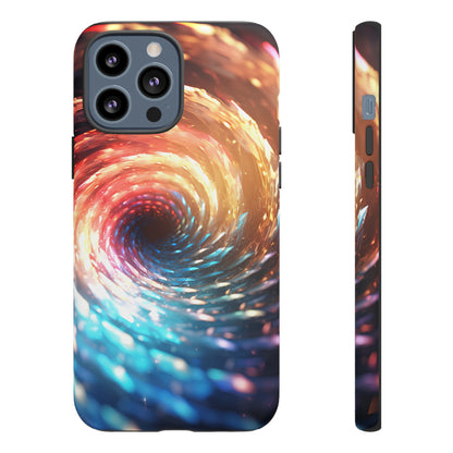 Crystal Portal of Light Phone Case – Vibrant Cosmic Design for iPhone, Samsung Galaxy, and Google Pixel Devices