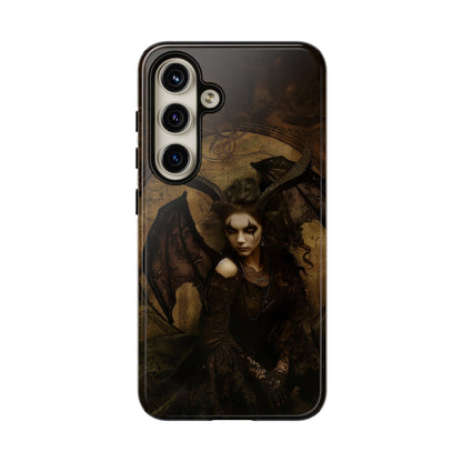 Demon Lilith Gothic Phone Case for iPhone, Samsung Galaxy, Google Pixel - Dark Fantasy Art