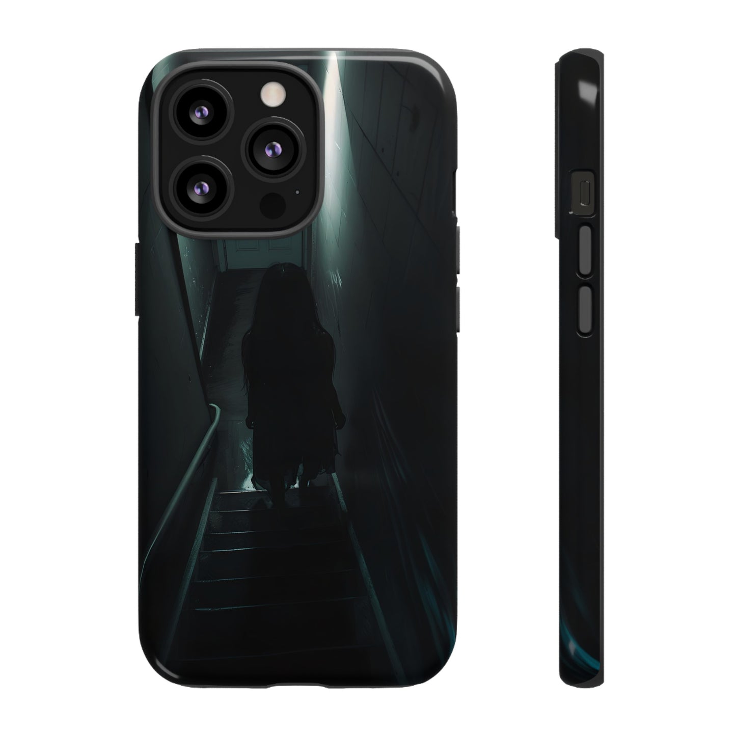 Creepy Ghost Girl Phone Case – Horror Possessed Design for iPhone, Samsung Galaxy, and Google Pixel Devices