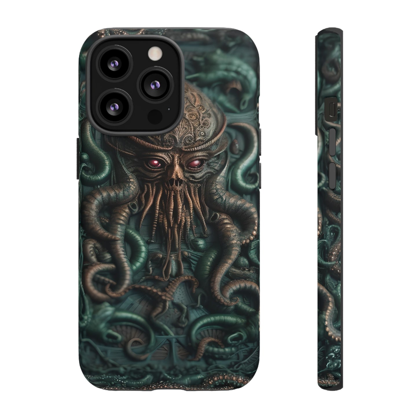 Nameless Dread Tough Phone Case – Lovecraftian Tentacle Horror Design for iPhone, Samsung Galaxy, and Google Pixel Devices