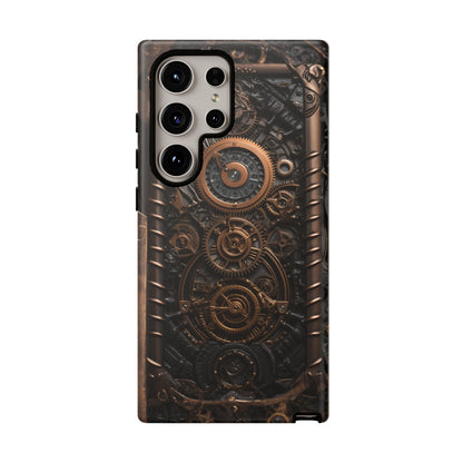 Gearworks 2 Phone Case – Steampunk Victorian Design with Gears and Clockwork for iPhone, Samsung Galaxy, and Google Pixel Devices