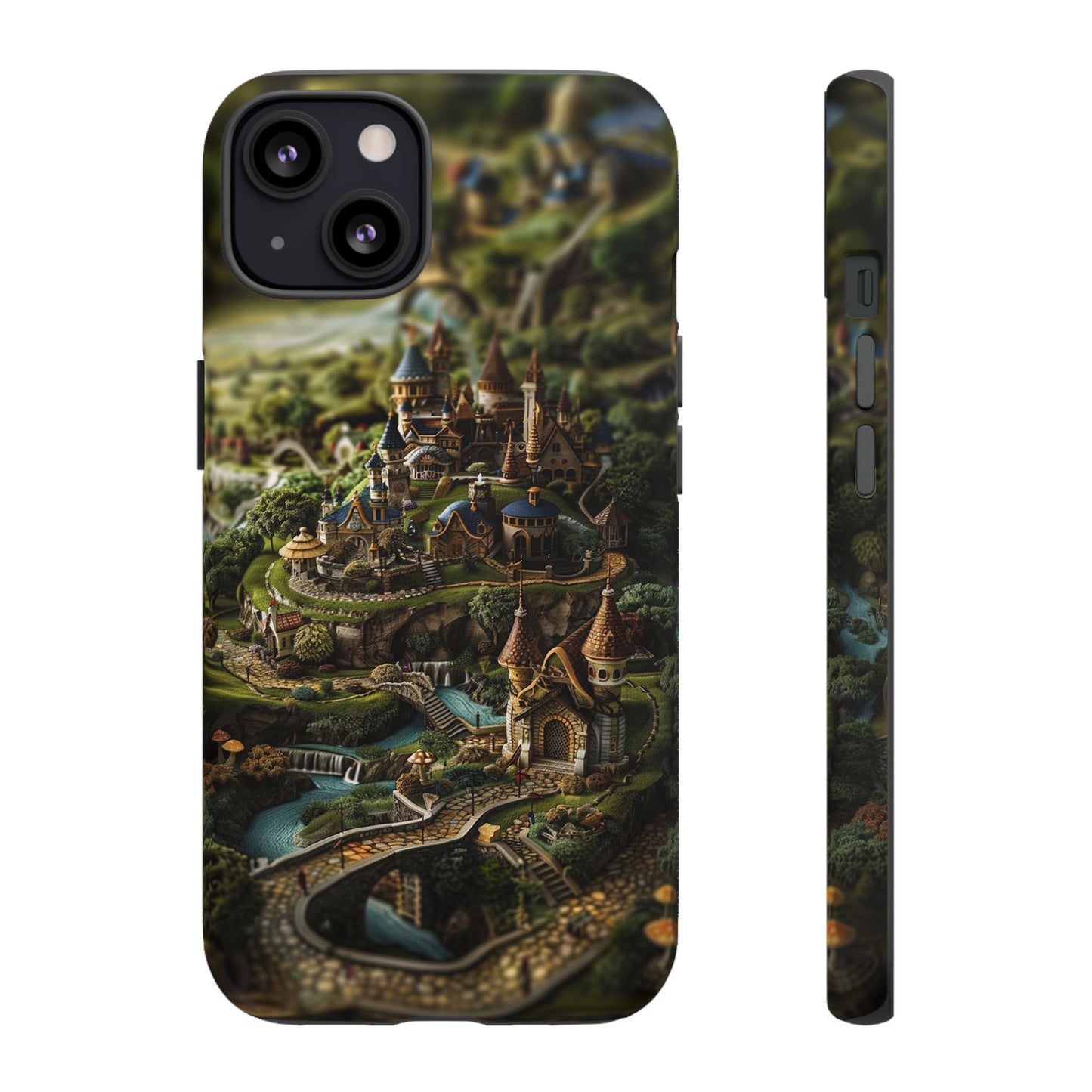 Fairy Kingdom Phone Case - Enchanted Castle Artwork for iPhone, Samsung Galaxy, and Google Pixel Devices