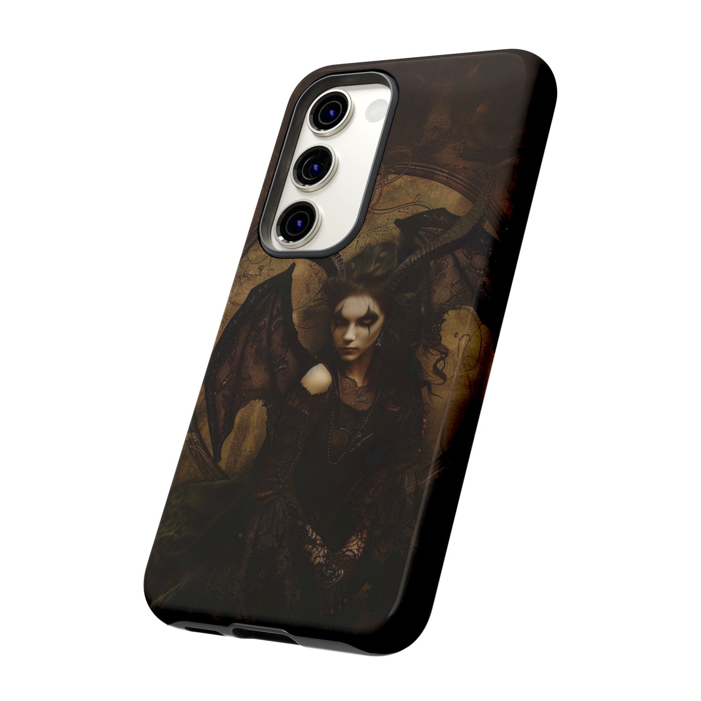 Demon Lilith Gothic Phone Case for iPhone, Samsung Galaxy, Google Pixel - Dark Fantasy Art