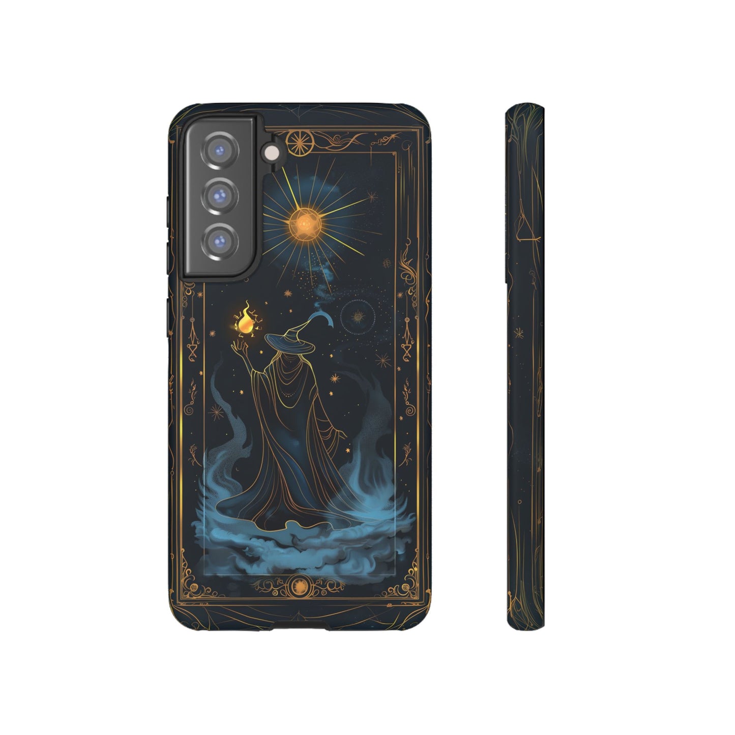 Enchanted Wizard Spellcaster Galaxy Phone Case - Mystical Wizardry Art For iPhone, Samsung Galaxy, and Google Pixel Devices