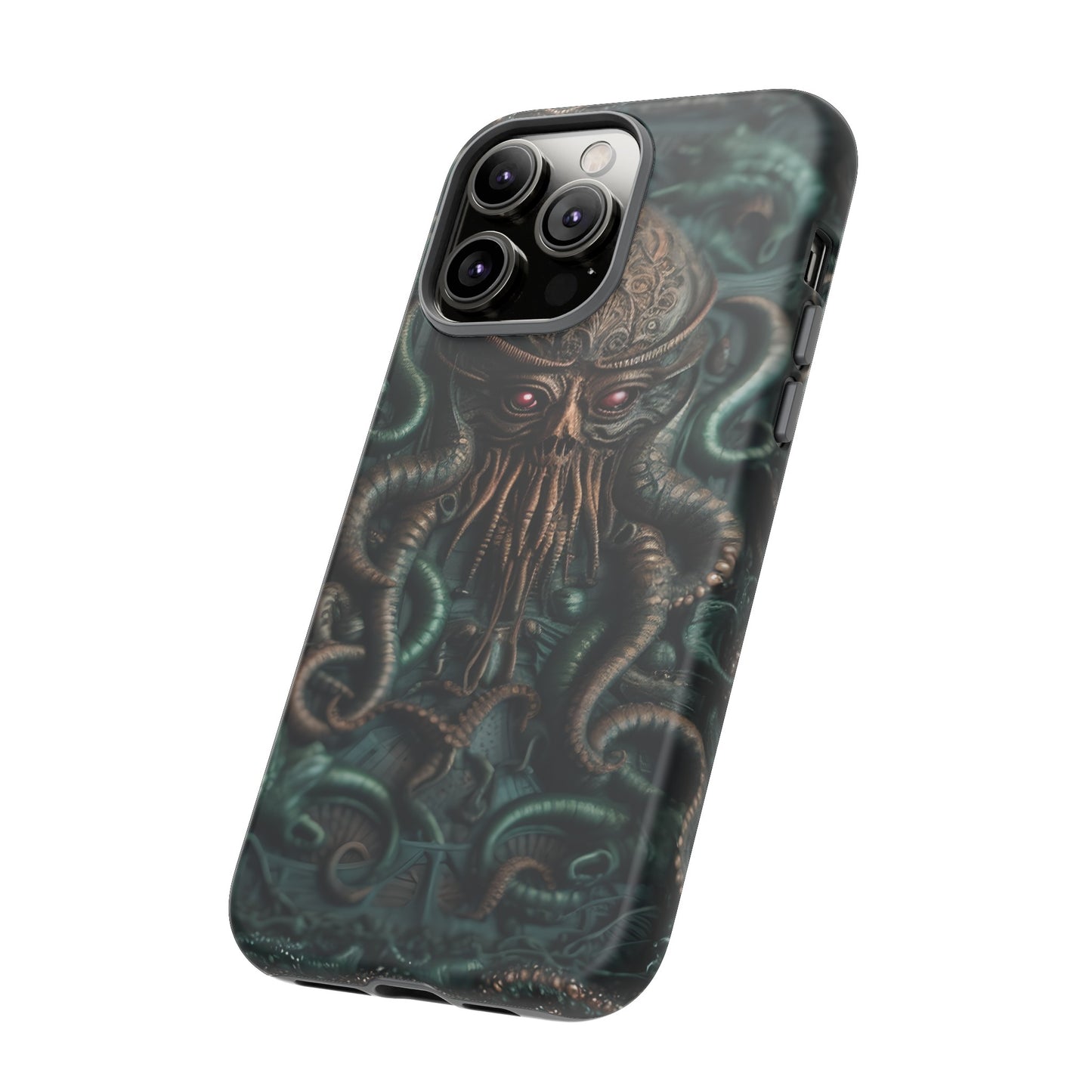 Nameless Dread Tough Phone Case – Lovecraftian Tentacle Horror Design for iPhone, Samsung Galaxy, and Google Pixel Devices