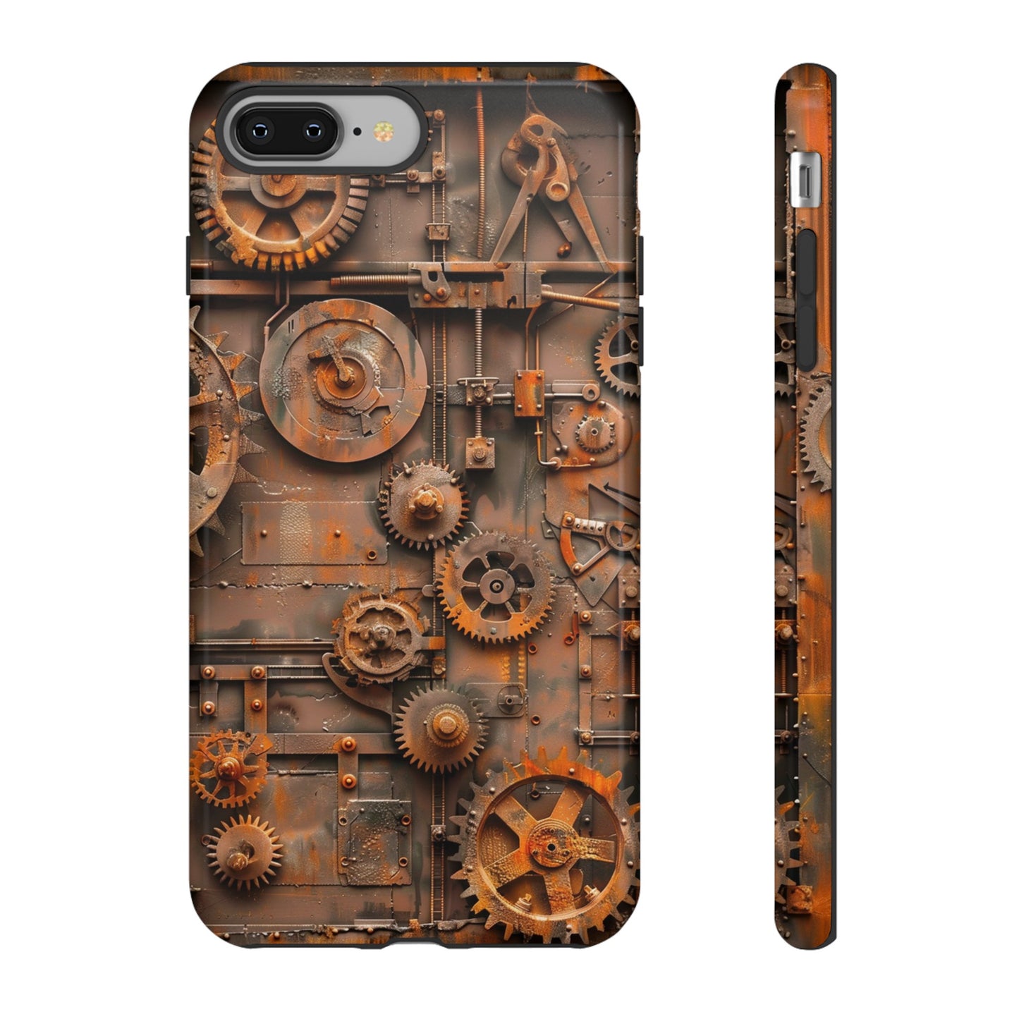 Rusted Steampunk Gearworks Phone Case for iPhone, Samsung Galaxy, and Google Pixel Devices