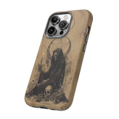 Gothic Reaper Phone Case - Dark Aesthetic Art for iPhone, Samsung, Google Pixel