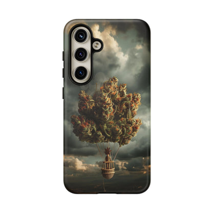 Cannabis Balloon Adventure Phone Case - For iPhone, Samsung Galaxy, and Google Pixel Devices