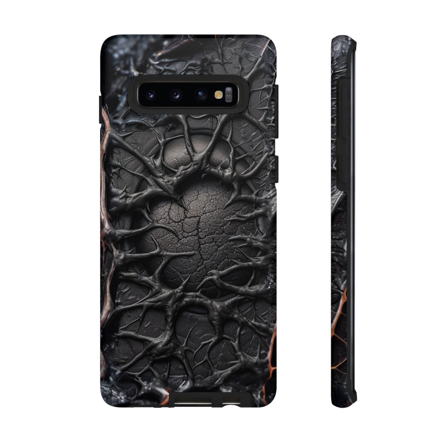 Black Veins Tough Phone Case – Lovecraftian Horror Design for iPhone, Samsung Galaxy, and Google Pixel Devices