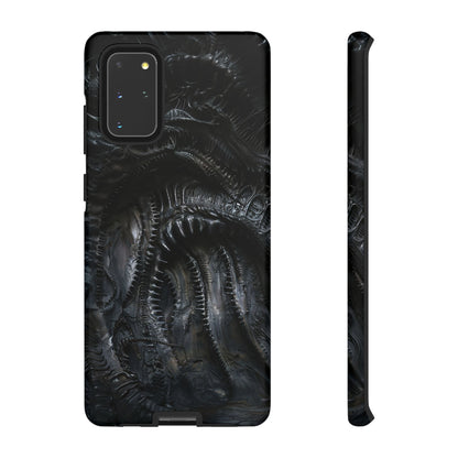 Surreal Biomechanical Phone Case - Gothic Sci-Fi Art for iPhone, Samsung Galaxy, and Google Pixel Devices