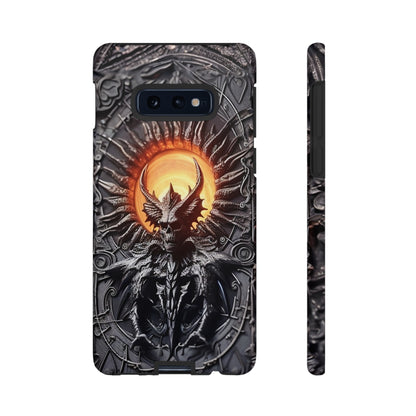 Skeletal Demonic King Phone Case – Ornate Gothic Design for iPhone, Samsung Galaxy, and Google Pixel Devices