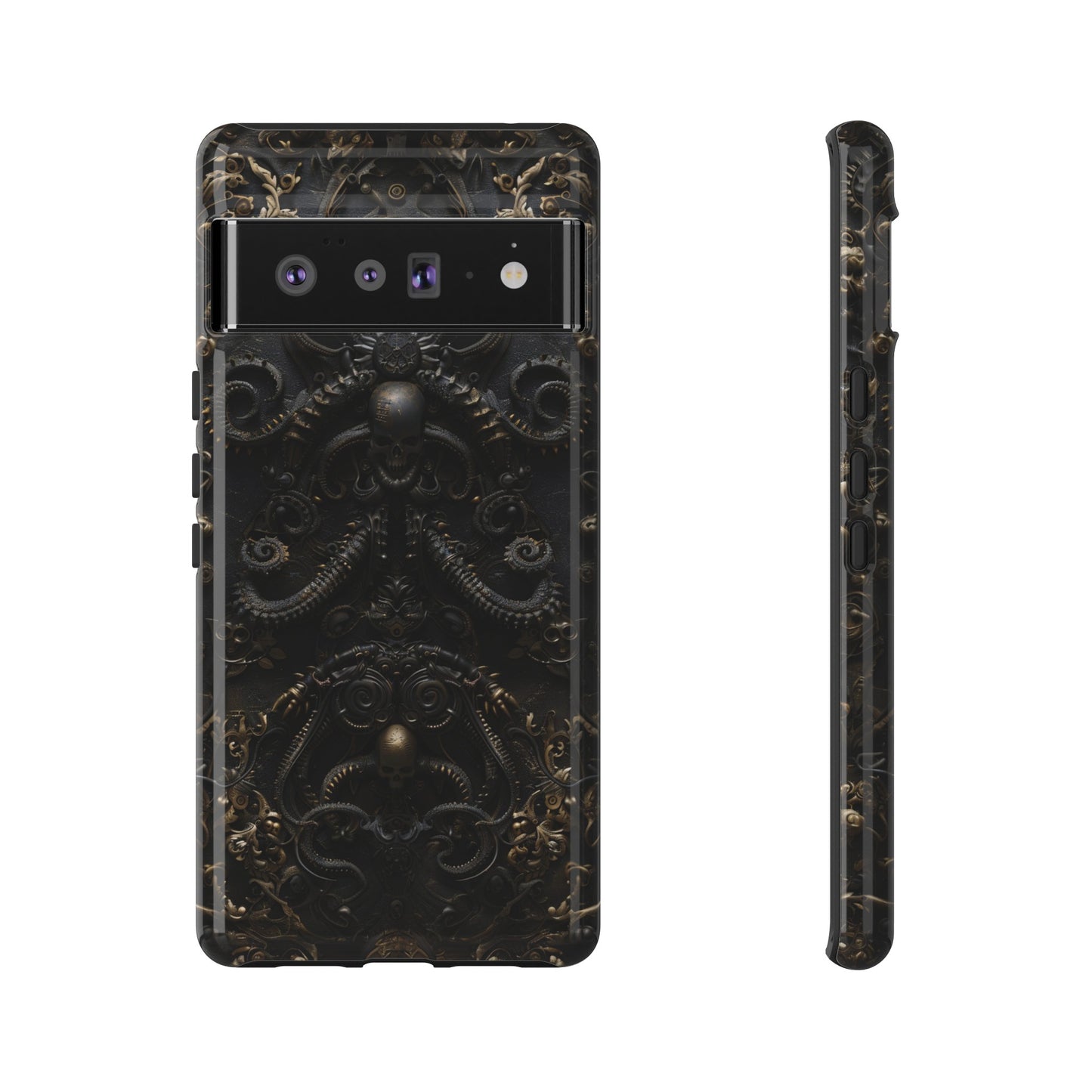 Gothic Steampunk Tentacle Phone Case - Unique Gothic Design for iPhone, Samsung Galaxy, and Google Pixel Devices