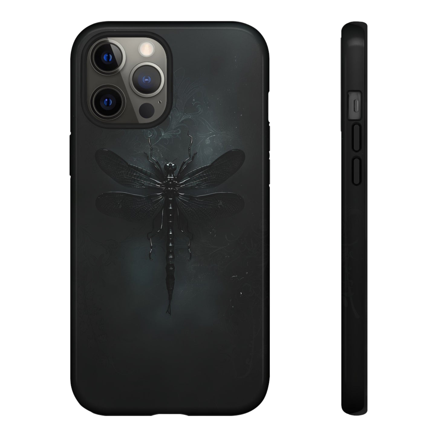 Gothic Dragonfly Phone Case – Dark Elegance Design for iPhone, Samsung Galaxy, and Google Pixel Devices