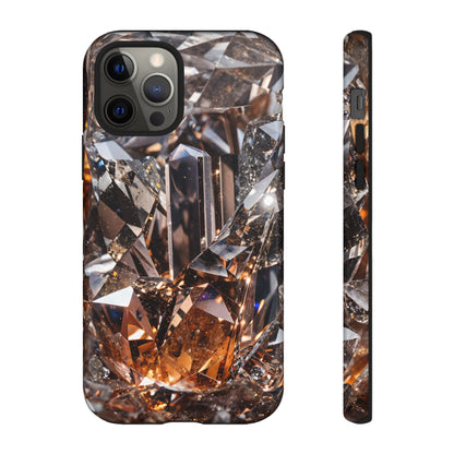 Crystalline Phone Case – Healing Crystal Quartz Design for iPhone, Samsung Galaxy, and Google Pixel Devices