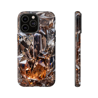 Crystalline Phone Case – Healing Crystal Quartz Design for iPhone, Samsung Galaxy, and Google Pixel Devices