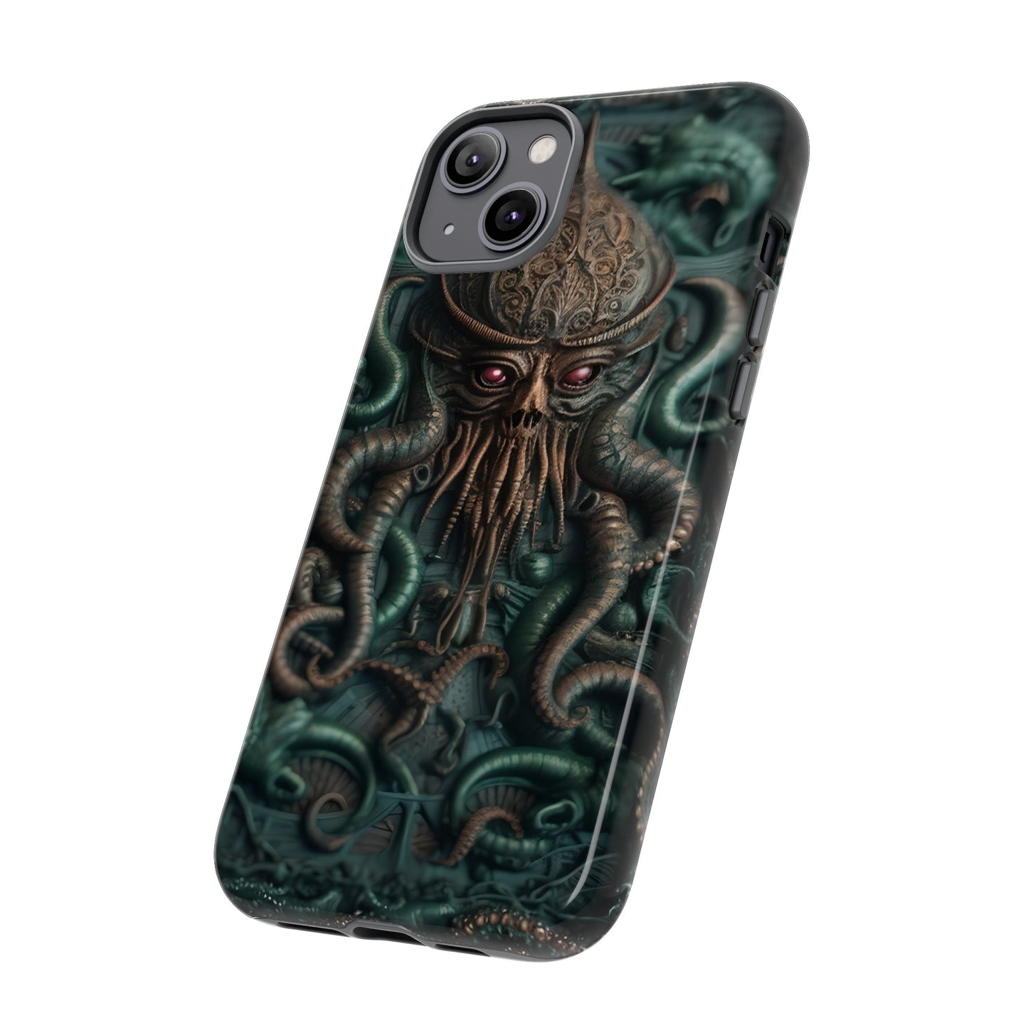 Nameless Dread Tough Phone Case – Lovecraftian Tentacle Horror Design for iPhone, Samsung Galaxy, and Google Pixel Devices