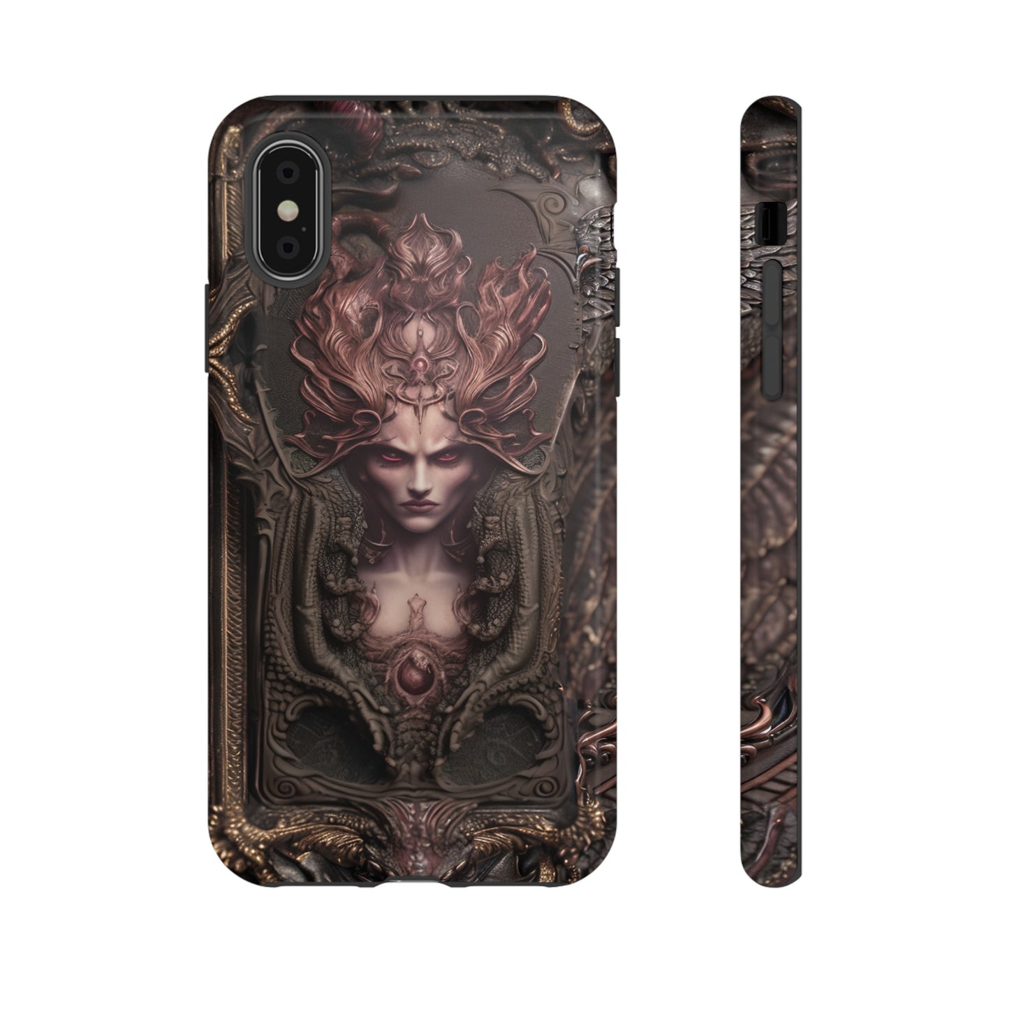 Dark Lilith Phone Case – Horned Hell Horror Design for iPhone, Samsung Galaxy, and Google Pixel Devices