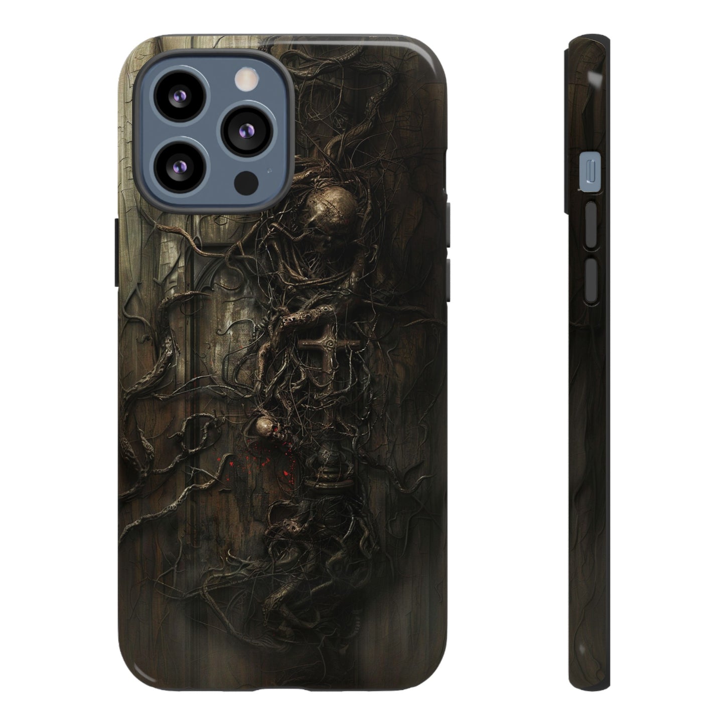 Creeping Dread Phone Case - Giger-Inspired Art for iPhone, Samsung Galaxy, and Google Pixel Devices