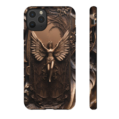 The Bronze Fairy Phone Case – Fantasy Faery Design for iPhone, Samsung Galaxy, and Google Pixel Devices