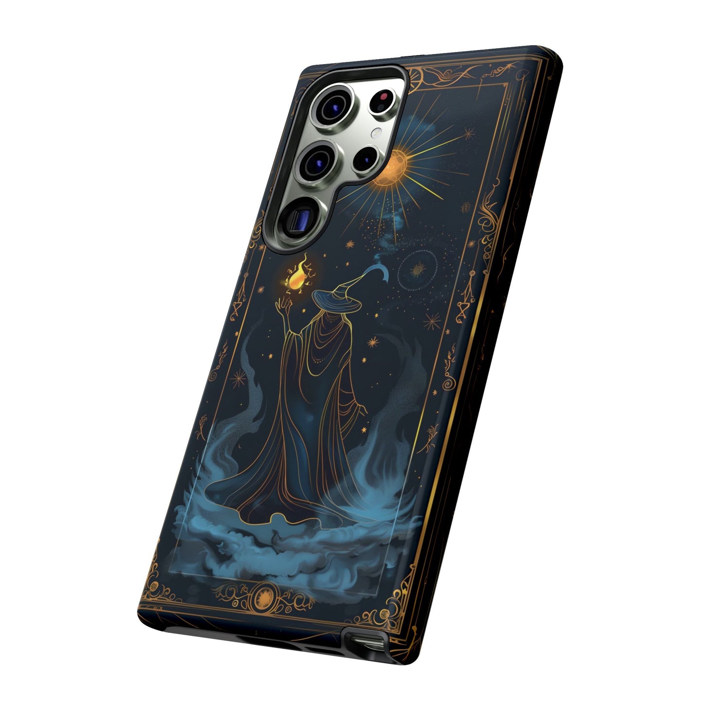 Enchanted Wizard Spellcaster Galaxy Phone Case - Mystical Wizardry Art For iPhone, Samsung Galaxy, and Google Pixel Devices