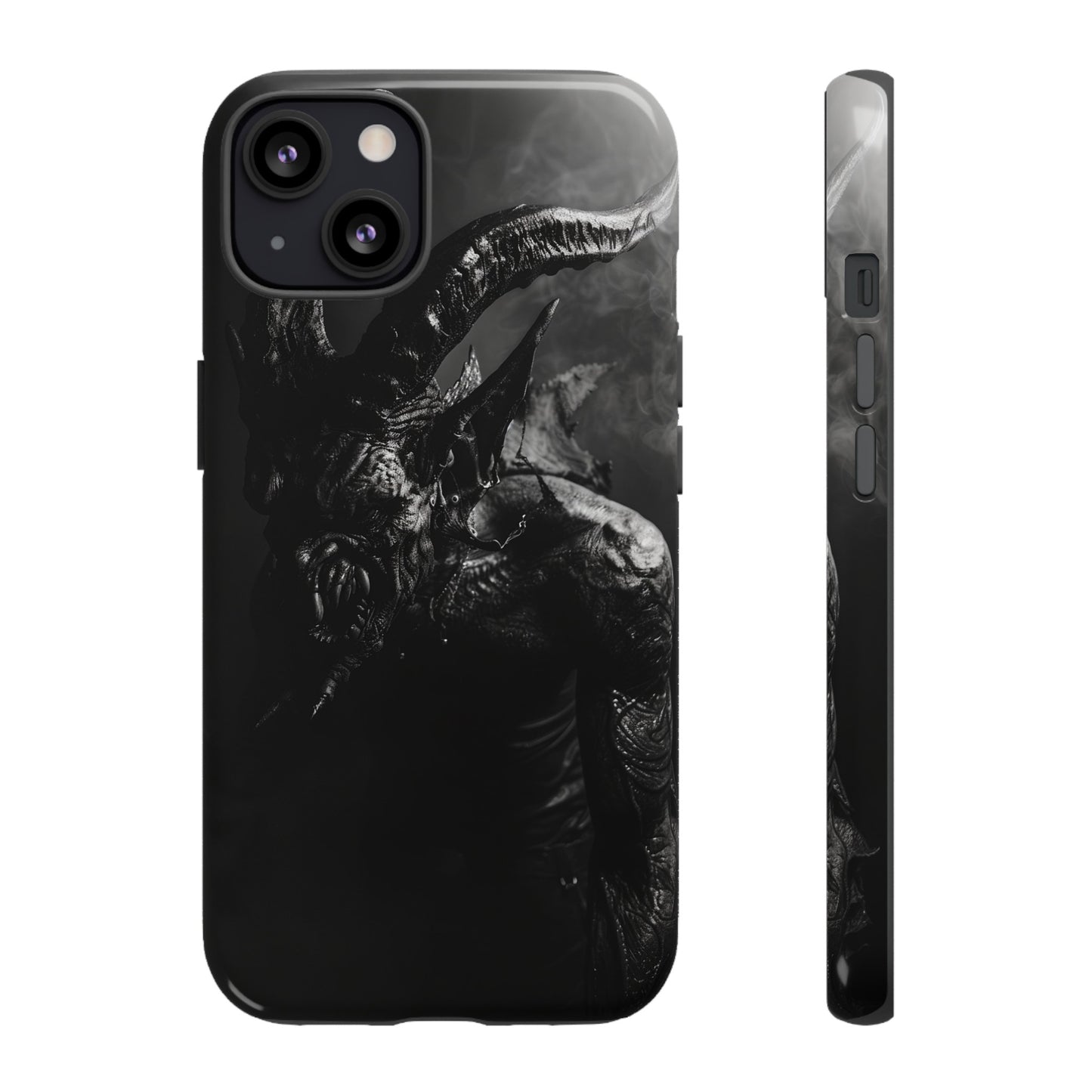 Dark Demon Phone Case – Possessed Horror Design for iPhone, Samsung Galaxy, and Google Pixel Devices