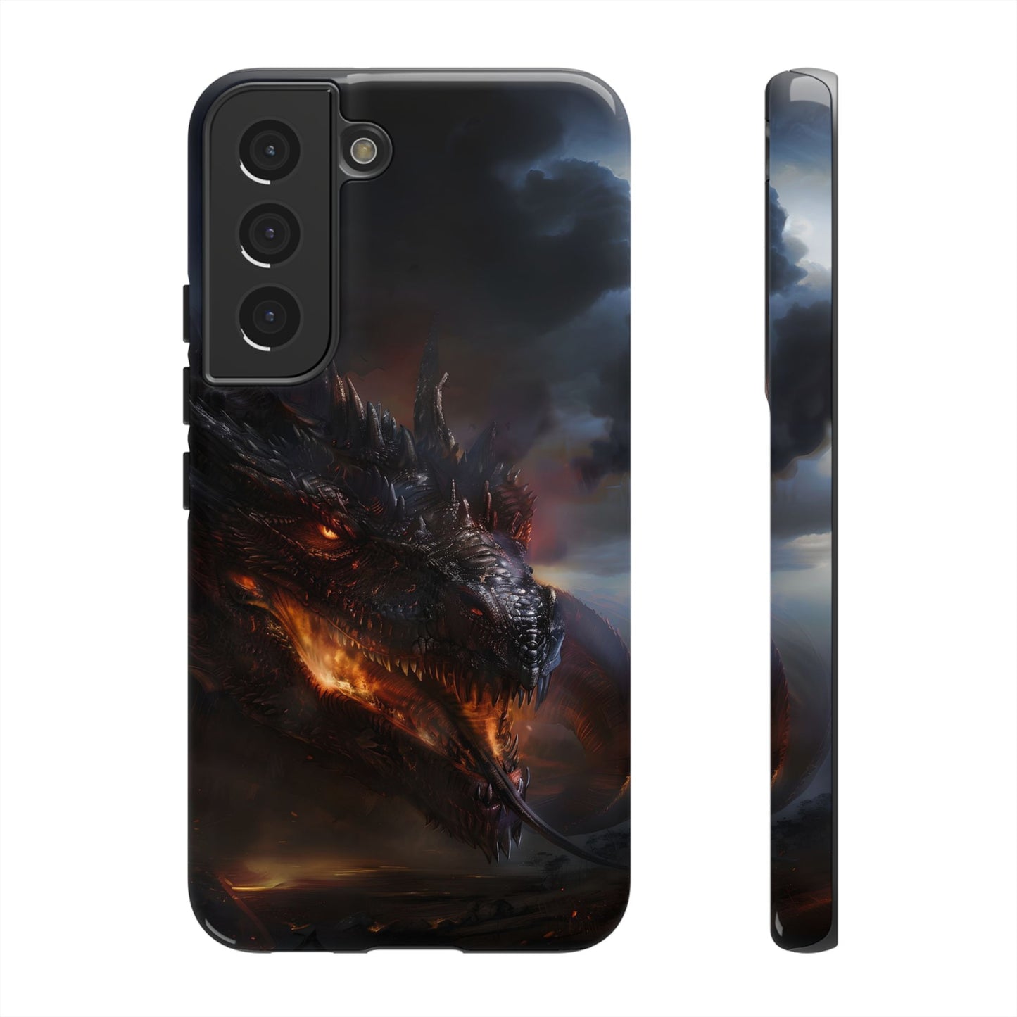 Fiery Dragon Phone Case - Epic Fantasy Art for iPhone, Samsung Galaxy, and Google Pixel Devices