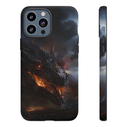 Fiery Dragon Phone Case - Epic Fantasy Art for iPhone, Samsung Galaxy, and Google Pixel Devices