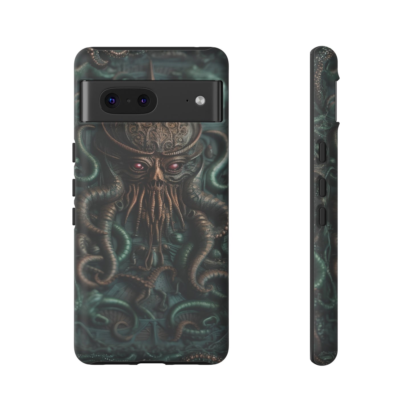 Nameless Dread Tough Phone Case – Lovecraftian Tentacle Horror Design for iPhone, Samsung Galaxy, and Google Pixel Devices