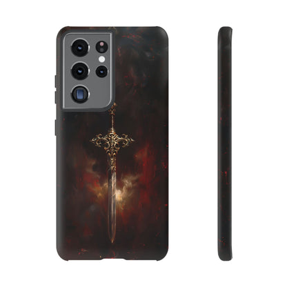 Epic Sword of Legends Phone Case - Dark Fantasy Art for iPhone, Samsung Galaxy, and Google Pixel Devices