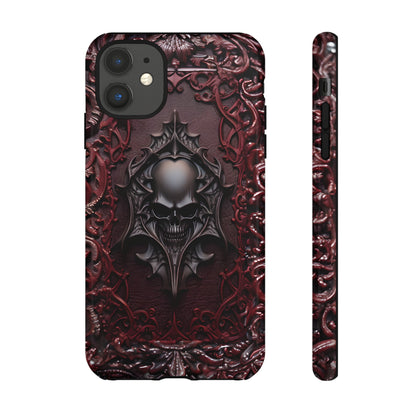 Vampiric Tough Phone Case – Gothic Skull Vampire Design for iPhone, Samsung Galaxy, and Google Pixel Devices