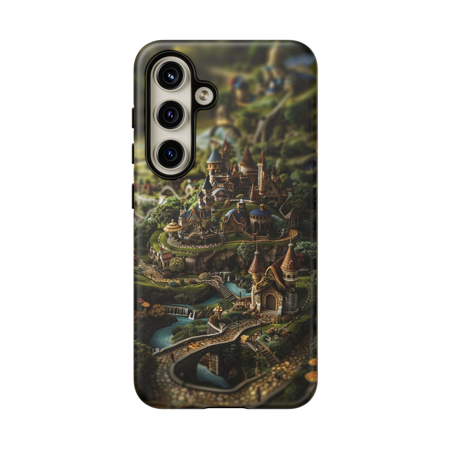 Fairy Kingdom Phone Case - Enchanted Castle Artwork for iPhone, Samsung Galaxy, and Google Pixel Devices