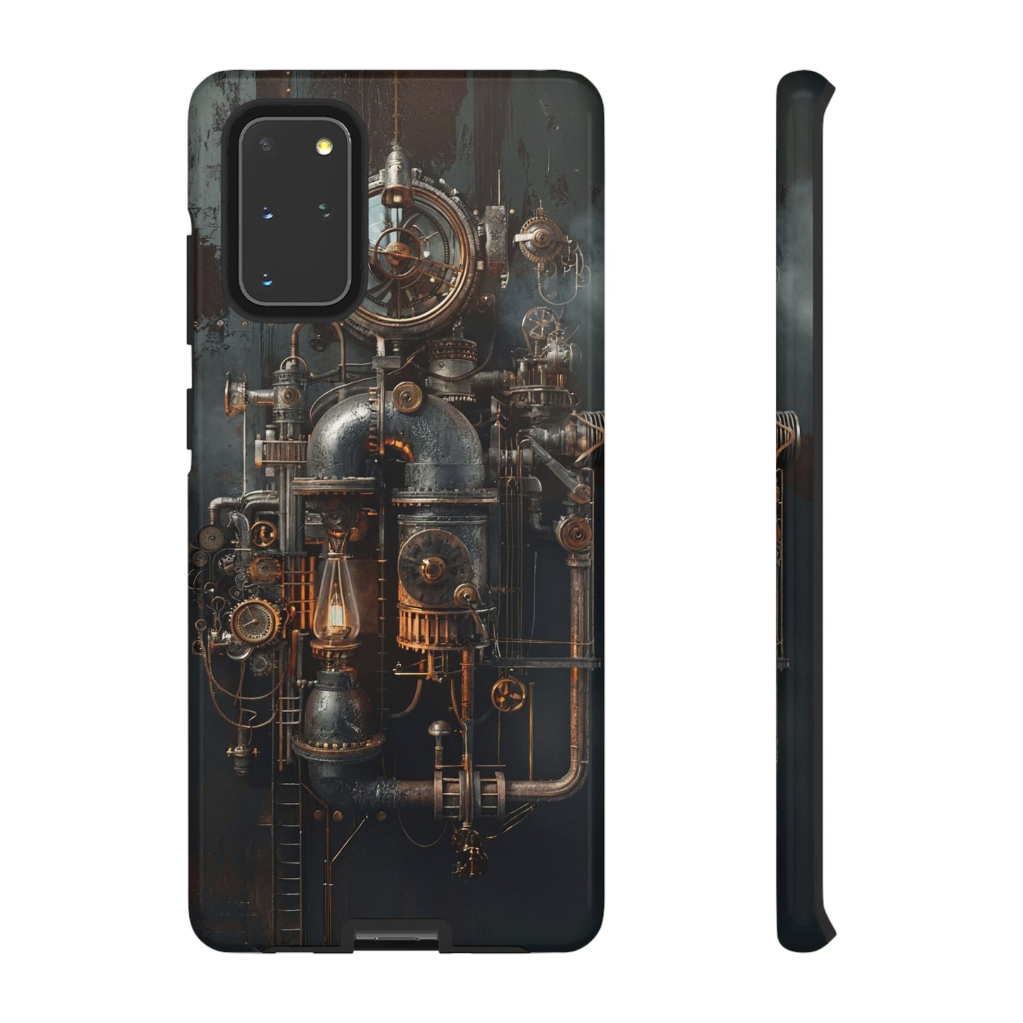 Steampunk Machine #2 Phone Case - Intricate Industrial Design for iPhone, Samsung Galaxy, Google Pixel Devices, Victorian Design Gears